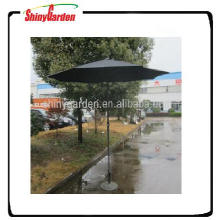 guarda-chuva do alume do jardim com guarda-chuva do sol do guarda-chuva do pátio da inclinação